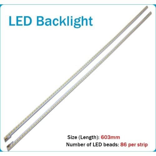 FOR Hisense LED55K510G3D Article lamp LJ64-03353A 2011SGS55-5630-86-H1-REV1.0 1piece=86LED 603MM