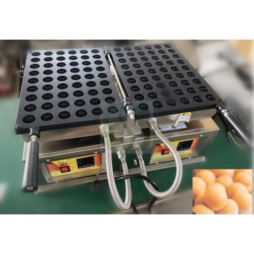 Electric Granulated Waffle Cake Maker 110v/220vSpherical Waffle Cake Making Machine 54pcs/plate Bubble egg Waffle Baking Machine