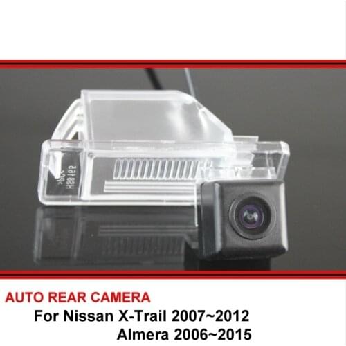 For Nissan X-Trail X Trail Almera Genuine 2006 ~ 2015 Night Vision Rear View Camera Reversing Camera Car Back up Camera HD CCD