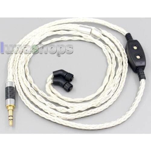 LN007201 16 Core OCC Silver Plated Headphone Earphone Cable For AKR03 Roxxane JH Audio JH24 Layla Angie