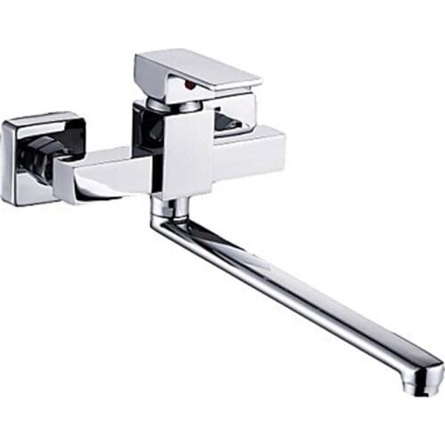 Yiyu brand all-copper hot and cold water basin faucet multi-functional chrome basin faucet