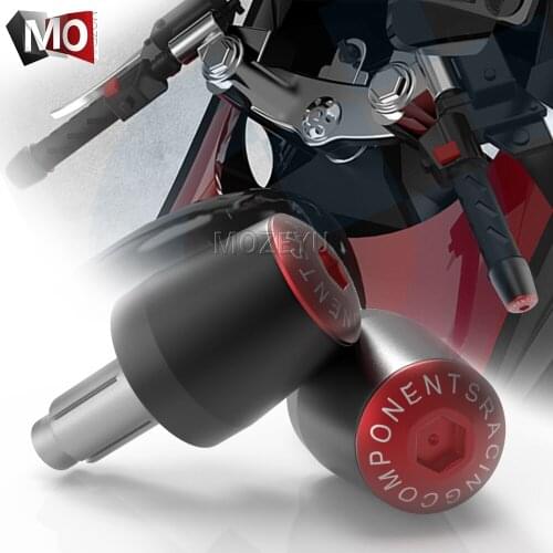 22MM Motorcycle Handlebar Grips Slider Cap Plug Hand Bar End For Kawasaki H2 H2R ZZR/ZX1400 ER-5 VULCAN/S 650 NINJA 250 300R 400