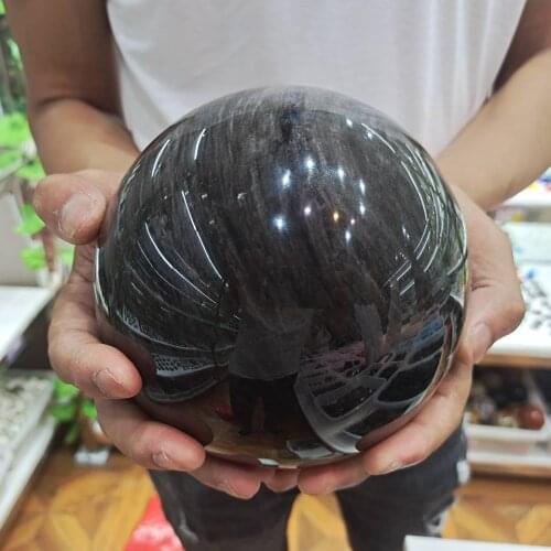 Natura Jin Yao Stone Crystal Quartz Sphere Specimen Collection Healing Home Decoration Gift