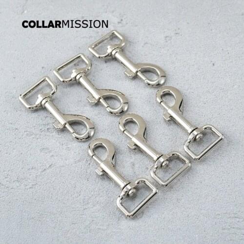 25mm non-welded silver zinc alloy parts for DIY dog collar dog leash webbing bag accessories PK25Y