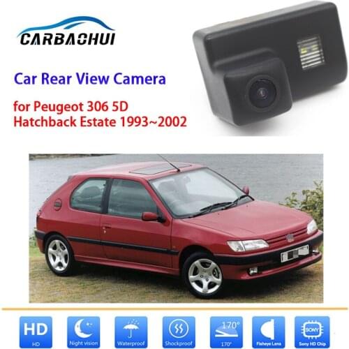 New ! Car Rear View Camera For Peugeot 206 1998~2010 Reverse Parking camera license plate camera High quality Night vision hd