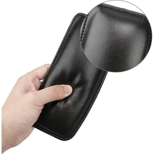 Universal Leather Knee Pad for Car Interior Pillow Comfortable Elastic Cushion Memory Foam Leg Pad Thigh Support Car Accessories