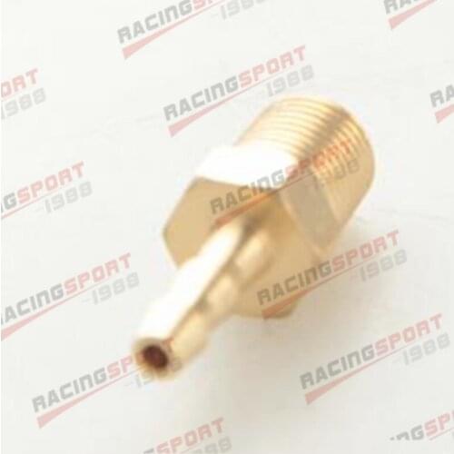 Straight 4mm To 1/8" NPT Male Brass Hose Barbs Thread Pipe