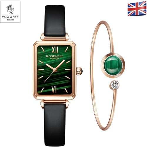 ROSE&BEE Women's Rectangular Watch