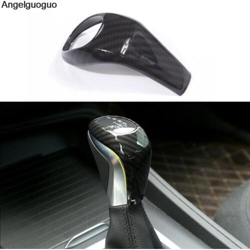 Angelguoguo Car Shift Lever Knob/ Car stalls head/ gear head frame sticker For 2016-2017 BMW X1 F48
