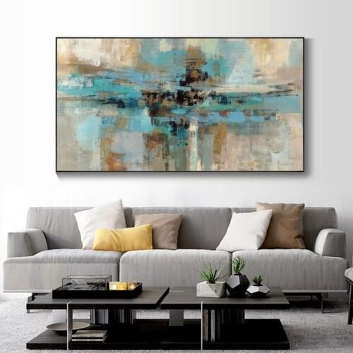 Modern Abstract Oil Paintings on canvas Living Room Decor Wall Hanging Pictures Posters And Prints Scandinavian Cuadros Picture