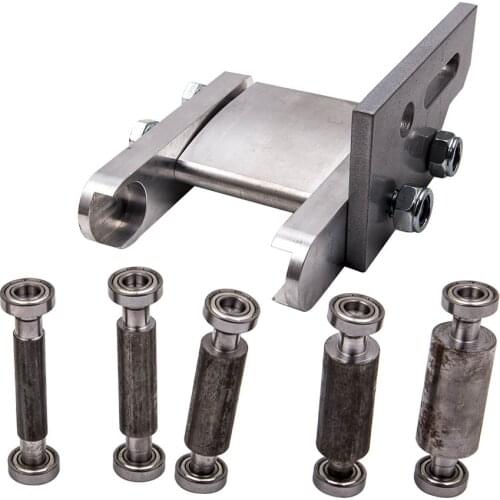 Steel Small Wheel 5/8" Holder for 2x72 belt grinders & A Set of 5 Small Wheels