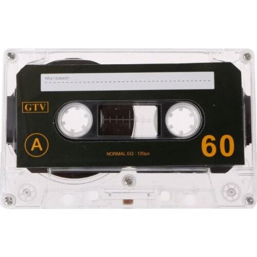 Standard Cassette Blank Tape Empty 60 Minutes Audio Recording For Speech Music Player