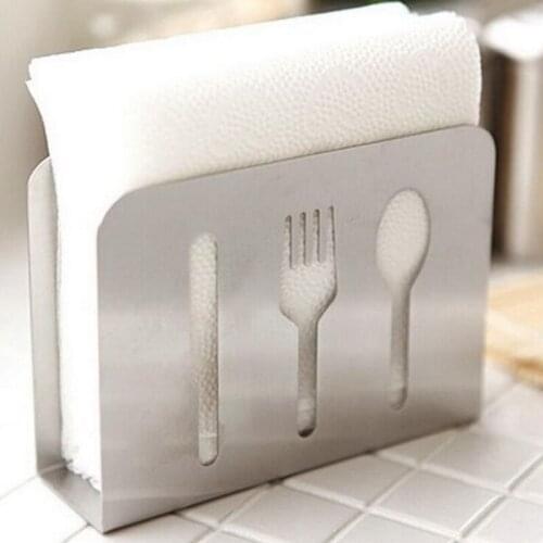 European-style betal paper towel rack creative stainless steel table napkin holder