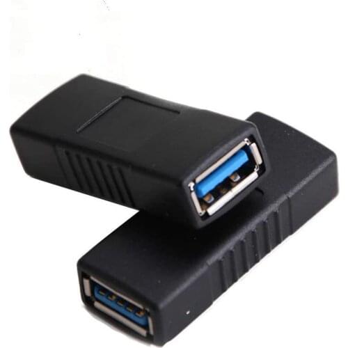 Super Speed USB 3.0 Coupler Adapter Type A Female-to-Female Bridge Extension Connector (2PCS)