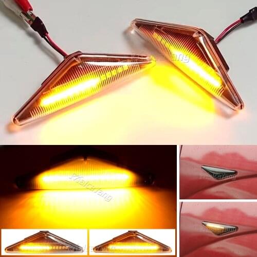 LED Dynamic Turn Signal Light For Ford Focus MK1 1998-2004 Mondeo MK3 2000-2007 Side Marker Sequential Lamp Blinker Indicator