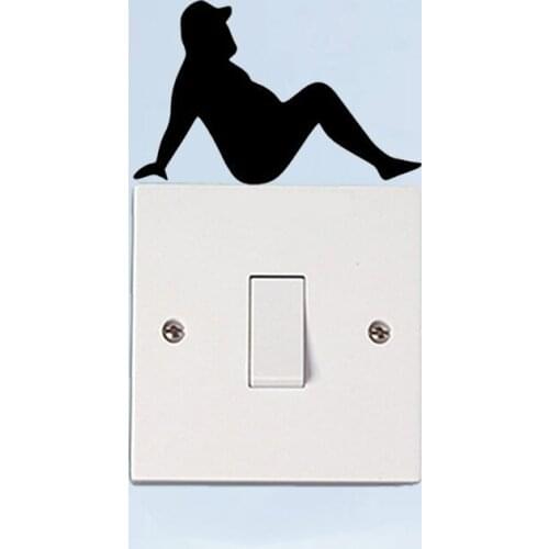 Funny Trucker Fashion Home Room Wall Decal Decor Switch Sticker Vinyl 6SS0017