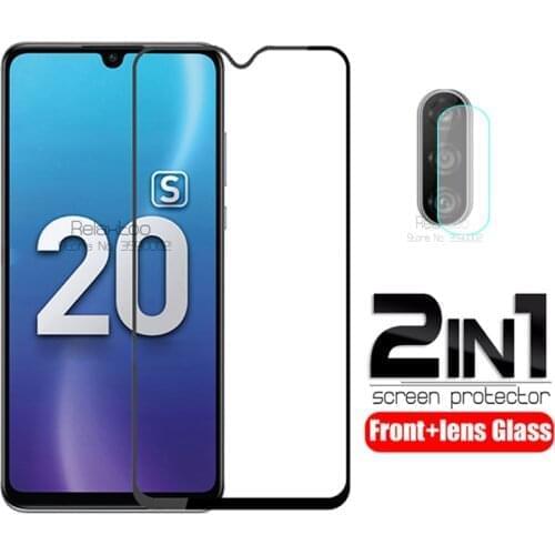 2 in 1 Camera lens Glass on honor 20s tempered Glass screen protector For huawei Honor 20S Honer 20 s MAR-LX1H protective Film