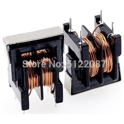 2PCS UU16 10mH 0.5 Wire Diameter 3A UF16 Filter Inductor Power Supply Common Mode inductor Choke Coil 10*13