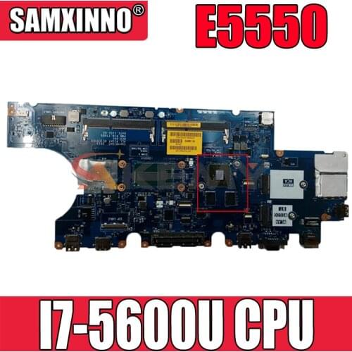 Akemy NEW LA-A913P For Dell Latitude E5550 Motherboard I7-5600U CN-0DWVYV DWVYV T76D5 Mainboard 100%tested