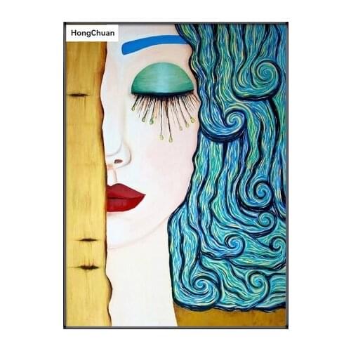 Diamond Embroidery Eyelash Girl 5D DIY Diamond Painting Square/Round Diamond Inlaid Rhinestone Picture Mosaic Cross Stitch