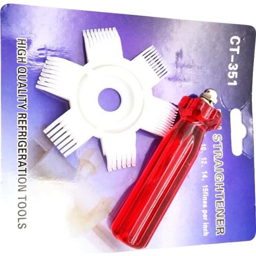 Car A/C Condenser Radiator Evaporator Fin Straightener Comb Rake Cleaner Tool