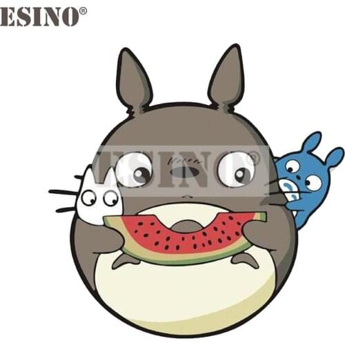 Car-Styling Cartoon Lovely Cat Totoro Watermelon Car Sticker Motorcycle Decal for Toyota Ford Chevrolet VW Opel Tesla Honda Lada