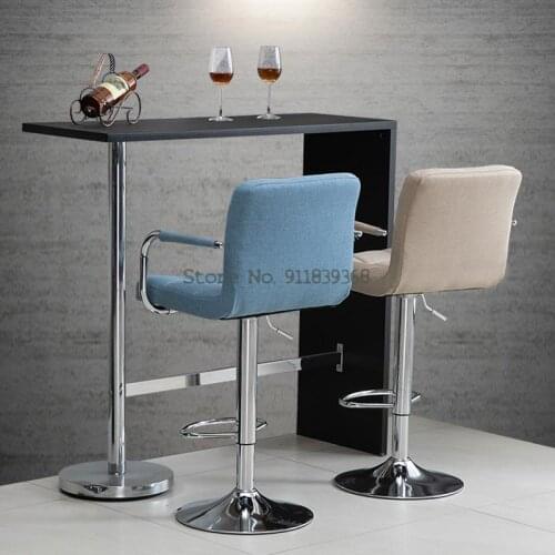 Bar Chair Bar Chair Front Desk Chair Makeup Armchair High Footed Stool Family Lift Chair Modern Simple Cashier Stool