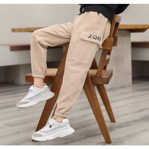 Children Pants Winter High Quality Corduroy Trousers for Girl 5 6 7 8 9 10 11 Years Kids Pants Plus Velvet Thicken Harem Pants
