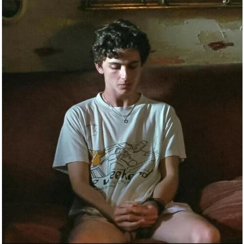 Movie Call Me by Your Name Timothee Chalamet T Shirt Cotton Short Sleeve Summer Loose Shirt Unisex Gifts