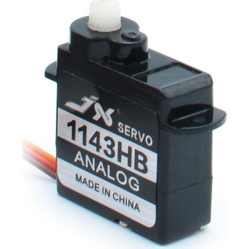 JX Servo Analog Mini Coreless Plastic Gear Servo PS-1143HB for Fixed-wing Helicopter Steering Gear RC Model Accessories