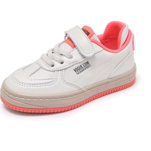 New Children Shoes Girls & Boys Sprots Casual Shoes Fashion Non-Slip PU Leather Kids Sneakers Size 25-37