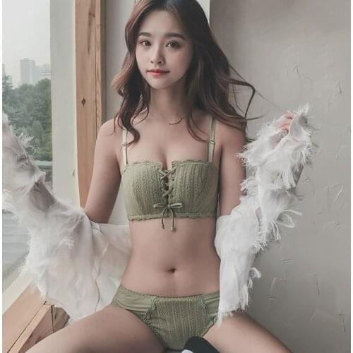 Sexy Rib Knit Strapless Bandage Gather Bra Seamless Comfy Soft Women Dress Lingerie Lace Without-rim Push Up Brassiere Unlined