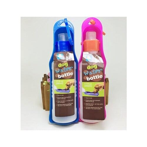 Cat and Dog Drinking Fountain, Go Out To Feed Water, Walk The Dog, Portable 500ML Water Bottle, Pet Supplies