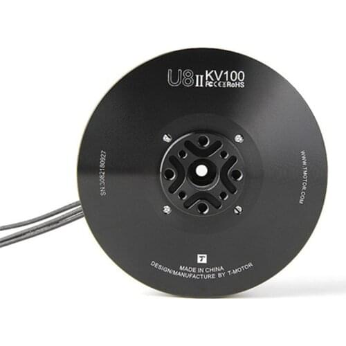 T-motor Newest dust-resistant & waterproof U8 II 85KV/100KV/150KV/190KV Efficient Sliver Winding FOC ESC For UAV Quadcopter