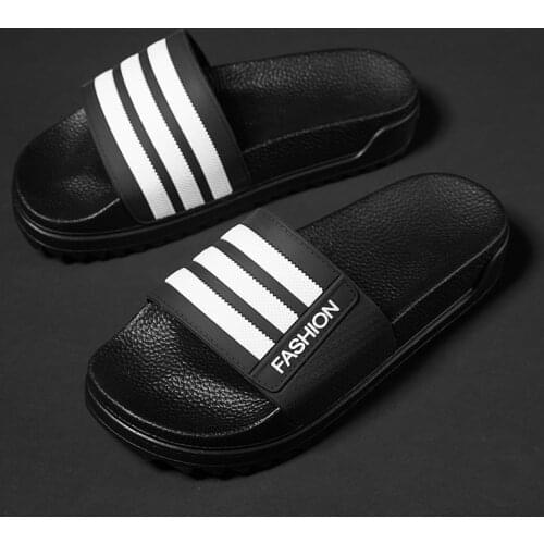 Men Slippers 2021 Women Slides Couple Flip Flops Soft Casual Breathable Slipper for Outdoor Summer Luxury Beach Shoes Sandals