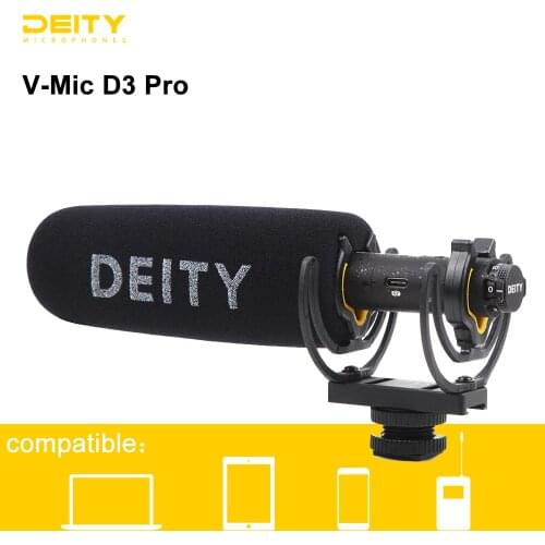 Deity V-Mic D3 Pro Location Kit Super-cardioid Microphone Condenser Recording Video Interview Microphone Mic
