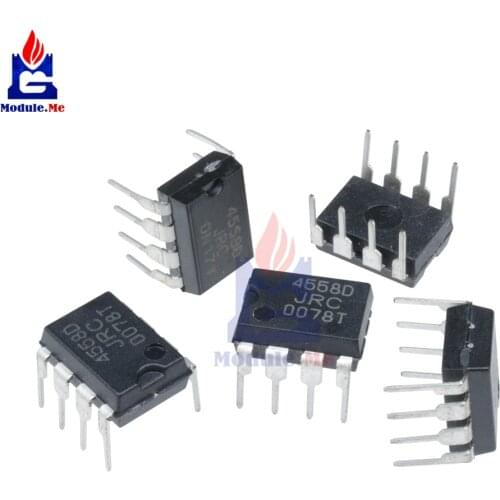 5 PCS/Lot IC Chips JRC4558 4558 4558D JRC4558D DIP-8 Original Integrate Circuits