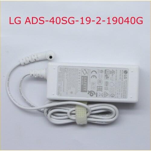 ADS-40SG-19-2 19040G 19V--2.1A AC DC Adapters Accessories Parts Adapters For LG ADS 40SG 19-2 19040G 19V 2.1A White