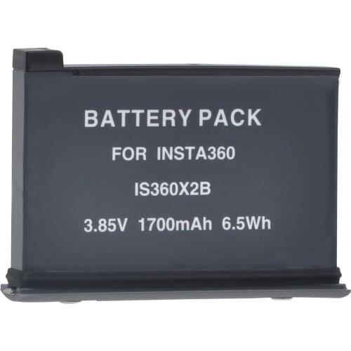 For Insta360 ONE X2 Rechargeable Li-ion Battery Compatible with Insta 360 One X 2 Action Camera 1700mAh 3.85V IS360X2B Battery