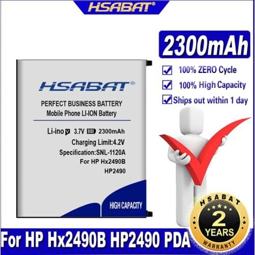 HSABAT HSTNH-S12B 2300mAh Battery for HP Hx2490B HP2490 PDA 3715 Rx3000 Rx3100 HSTNH-S03B-SL Batteries