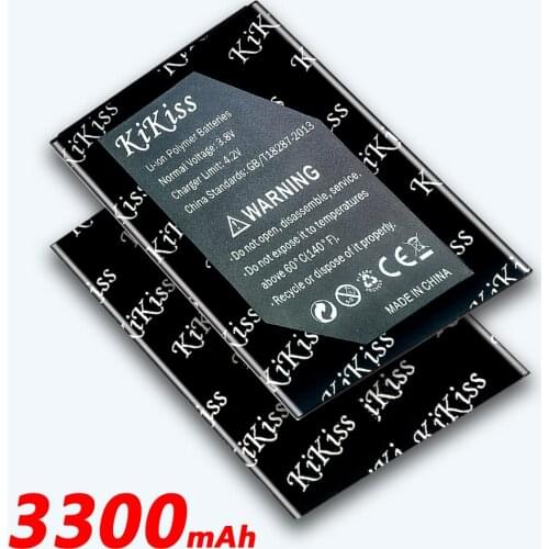 KiKiss 3300mAh Mobile Phone Battery For Blackview A7 / A7 pro New BackUp Lithium Batteries For Blackview Smart Cell Phone