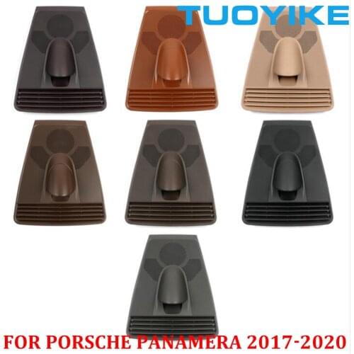 Car Dashboard Center Clock Stopwatch Compass Time Electronic Meter Chrono Cover Panel Plate Kit For Porsche Panamera 2018-2021