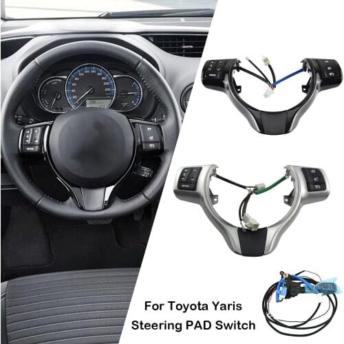 For Toyota Verso-S Yaris 2012 2013 2014 2015 2016 2017 2018 Brand New Steering Wheel Switches Buttons 84250-0D020 45186-47030-C0