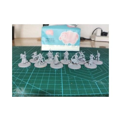 Super mini 1/72 resin figure japan Shinda ten Warriors set 10pcs/set