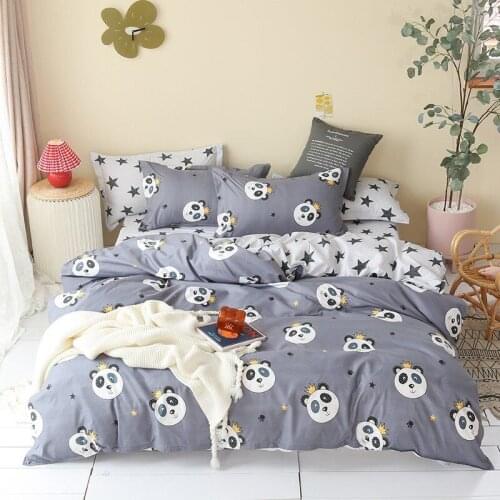 Panda Luxury Bedding Set Bedsheet Bedding Set New Full King Queen Twin Size Bedding Set