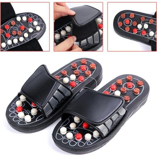 Foot Massage Slippers Acupuncture Therapy Massager Shoes For Foot Acupoint Activating Reflexology Feet Care Massageador Sandal