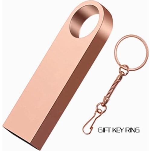 Metal USB Flash Drive 128GB U Disk 4GB 64GB Pen Drive 8GB 16GB Memory Stick 32BG cartao de memoria 128gb