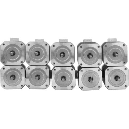 10PCS 3D print stepper motor kits 17hs4401 1.5A 40kgcm