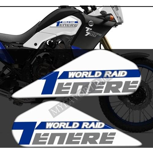 Tank Pads Stickers Decal FOR YAMAHA Tenere T700 XTZ 700 T7 Protector Trunk Luggage Motorcycle Fuel Set Kit 2019 2020 2021