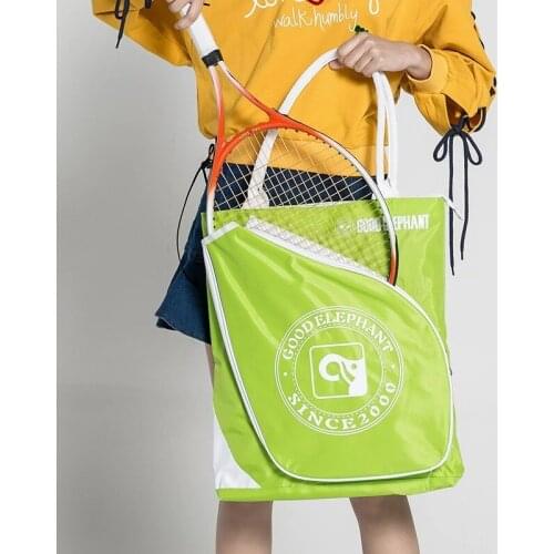 New Large Capacity Outdoor Sports Waterproof Badminton Tennis Racket Bag Golf Bag Can Be Put Sneakers Sports Equipment Shoulde